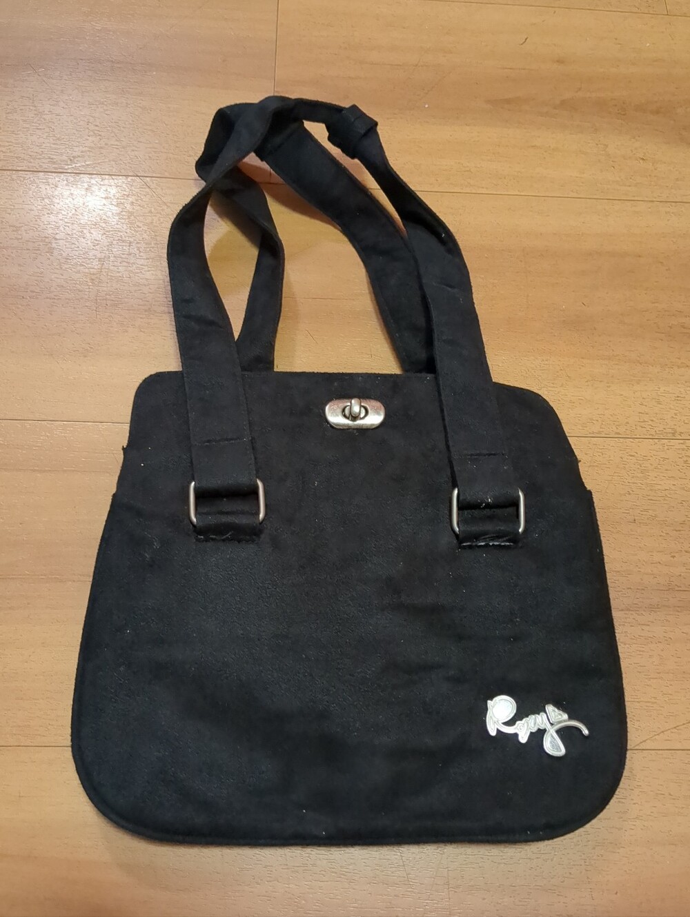 Roxy Vintage Bag Y2K Era Black Cotton Bag